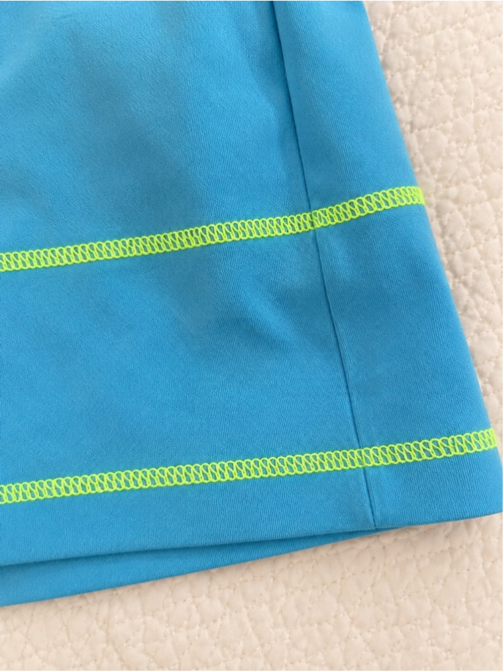 Adidas Aqua Blue Tennis Skort Skirt Shorts Women’s Small Neon Trim Pockets - Picture 7 of 9